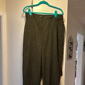 Olive Green Women's Pants